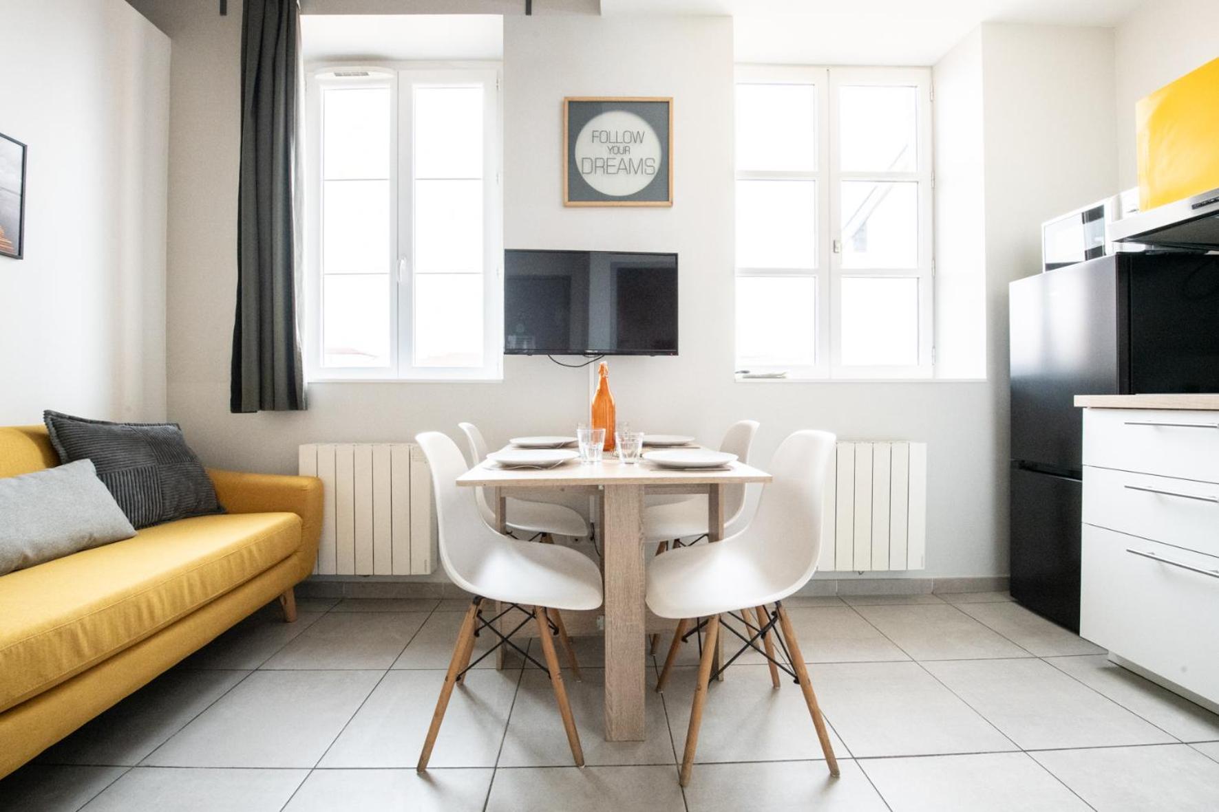 Duplex Scandinave A Cosy Et Calme - Lyon Part-Dieu Екстер'єр фото