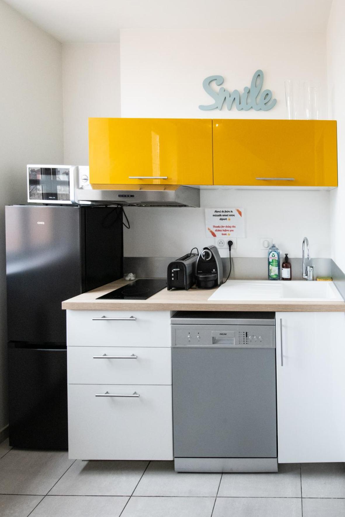 Duplex Scandinave A Cosy Et Calme - Lyon Part-Dieu Екстер'єр фото