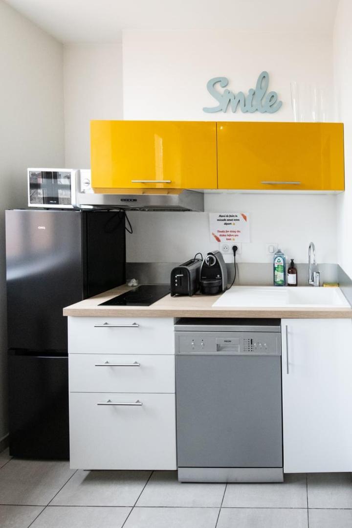 Duplex Scandinave A Cosy Et Calme - Lyon Part-Dieu Екстер'єр фото